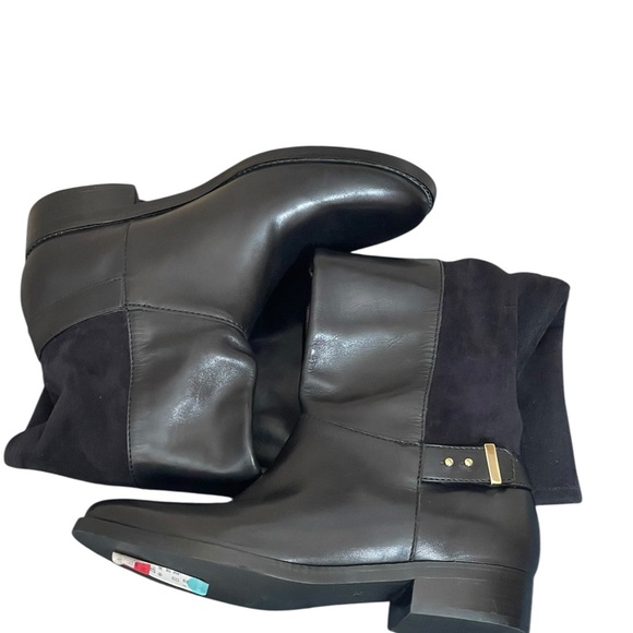New! Cole Haan Adler Tall Stretch Back Riding black boots size 8.5B - Picture 8 of 16